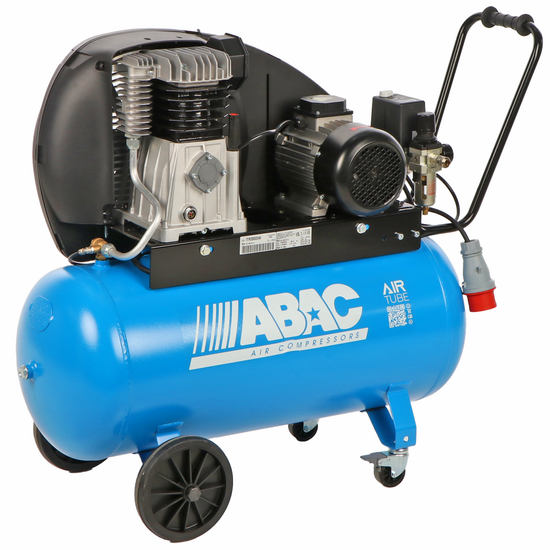 ABAC EXP A49B 90 CT3 - Compressore aria elettrico trifase a cinghia - Motore 3 HP &ndash; 90 lt