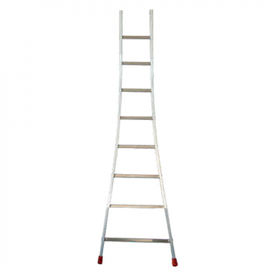 Facal Atlanta ATL-08/S, 8 gradini, 2.30 m - Scala da appoggio in alluminio - Altezza stimata operativa 3.19 m