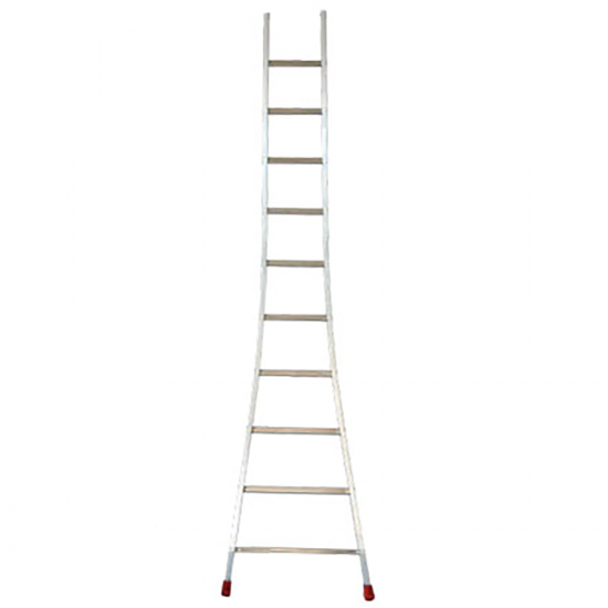 Facal Atlanta ATL-10/S, 10 gradini, 2.86 m - Scala da appoggio in alluminio - Altezza stimata operativa 3.75 m