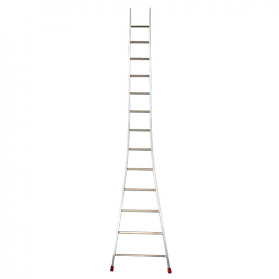 Facal Atlanta ATL-12/S, 12 gradini, 3.42 m - Scala da appoggio in alluminio - Altezza stimata operativa 4.27 m