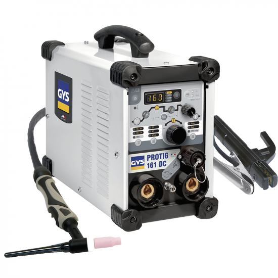 GYS Protig 161 DC - Saldatrice Inverter (TIG HF/LIFT, MMA) + Valigetta, corrente continua (DC)