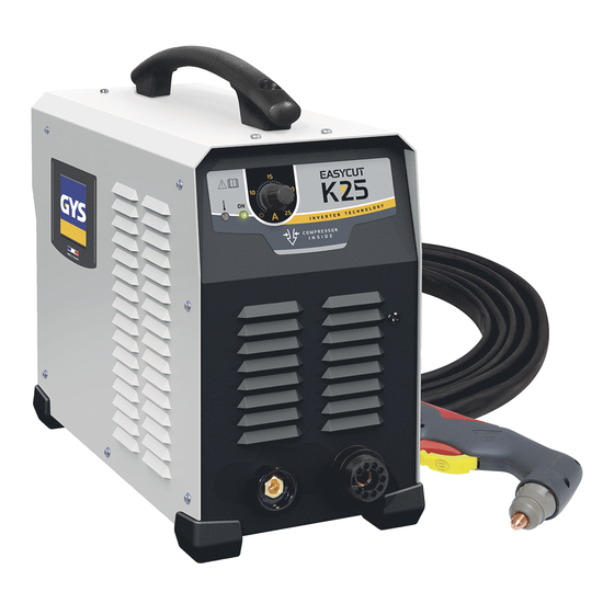 Gys Easycut K25 - Taglio al plasma a inverter