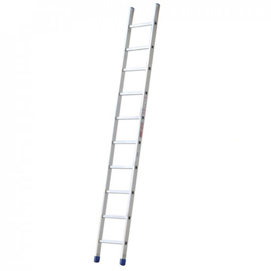 Marchetti A110, 10 gradini, 3 m - Scala in alluminio semplice singola - Altezza stimata operativa 4 m