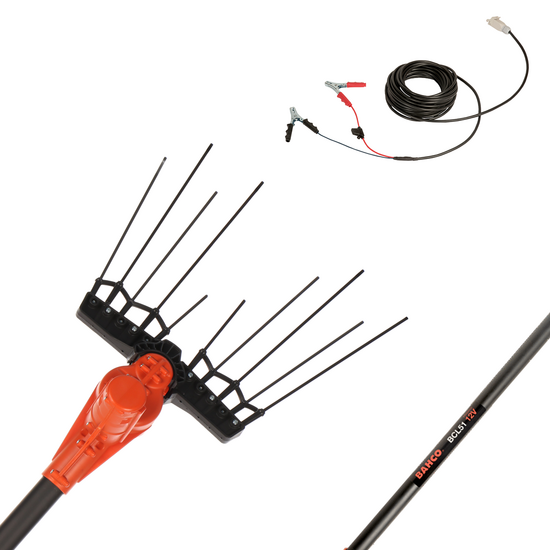 Bahco BCL51 12V - Abbacchiatore elettrico a batteria - Asta in alluminio - 230 cm