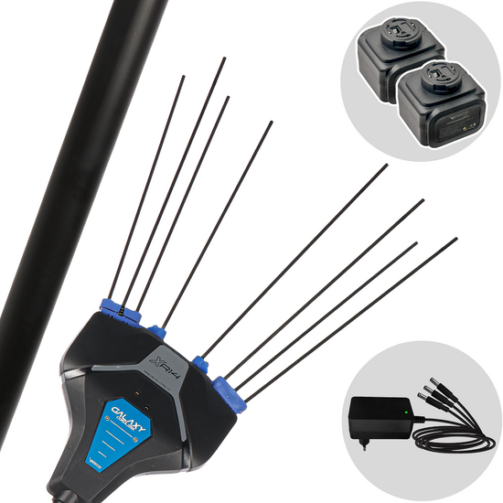 VESCO GALAXY XR21F.1 - Abbacchiatore elettrico 250 cm con batteria a litio 2x 21.6V 4.5Ah - Asta fissa in alluminio