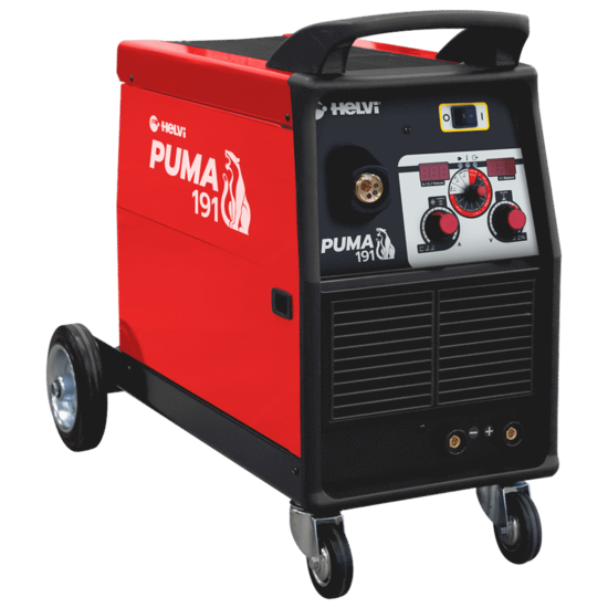 HELVI Puma 191 - Saldatrice Inverter Multiprocesso (MIG-MAG/MMA/TIG), corrente continua (DC)