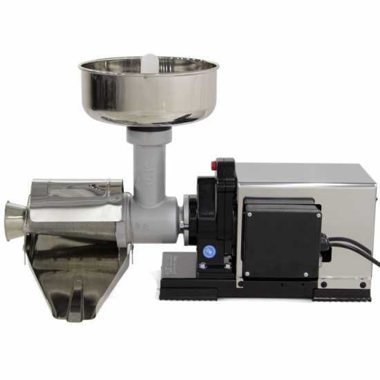 OUTLET - DIFETTI ESTETICI - Passapomodoro Reber 9000NP INOX- N.5 - Motore ad induzione professionale da 1200 W - Motoriduttore con ingranaggi in acciaio