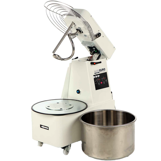 Mixer 5000 T-2G Deluxe DIG - Impastatrice a spirale sollevabile - Da 40 Kg trifase a 2 velocità - Schermo digitale