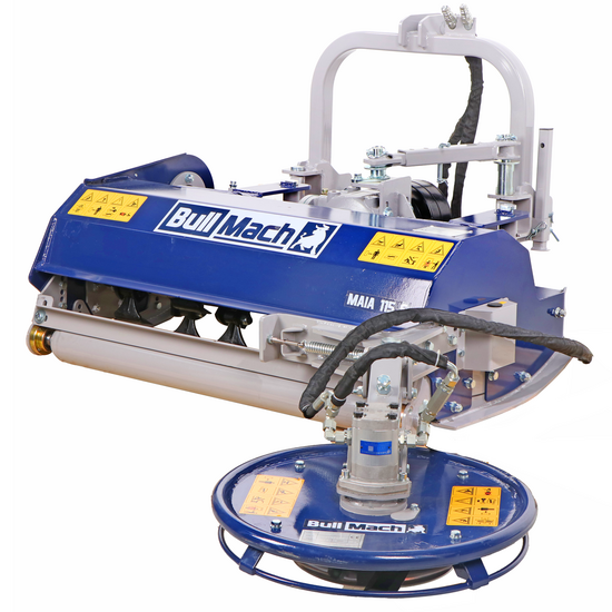 BullMach Maia 115 S - Trinciaerba per trattore con disco interfilare - Serie media - Spostamento manuale