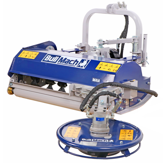 BullMach Maia 135 S - Trinciaerba per trattore con disco interfilare - Serie media - Spostamento manuale