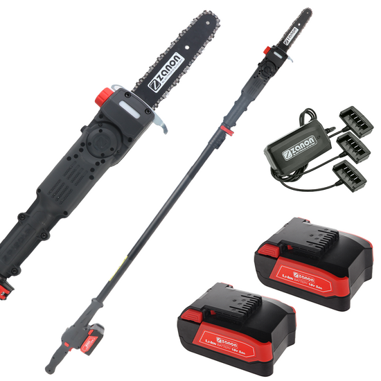 Zanon ZP 190LP - Potatore a batteria su asta telescopico - 18 V 5 Ah