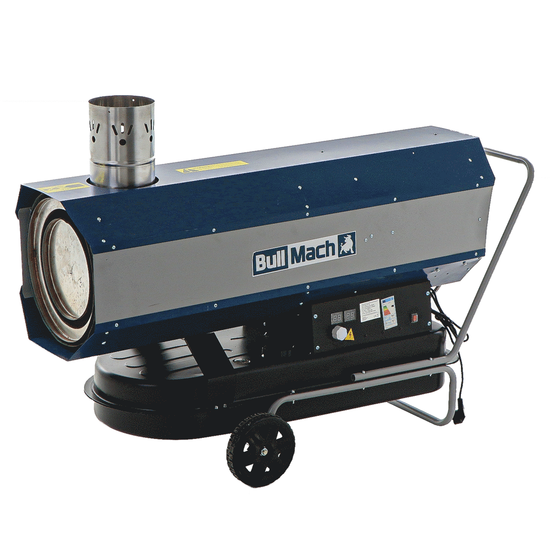 OUTLET - UTILIZZATO PER PROVA - BullMach BM-IDH 50KW - Generatore aria calda diesel - a combustione indiretta