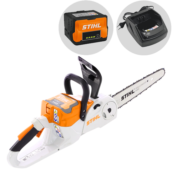 STIHL MSA 70 C-B Set - Elettrosega da taglio con batteria AK 30 S - 36V 5Ah - Barra carving da 30 cm