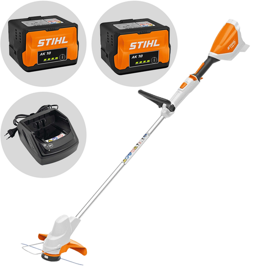 STIHL FSA 57 - Decespugliatore con 2 batterie AK 10 - 36V 2Ah