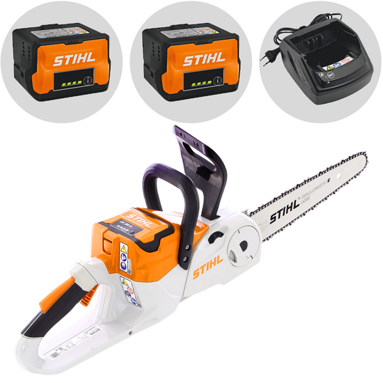STIHL MSA 70 C-B Set - Elettrosega da taglio - 2 batterie AK 30 S - 36V 5Ah - Barra carving da 30 cm
