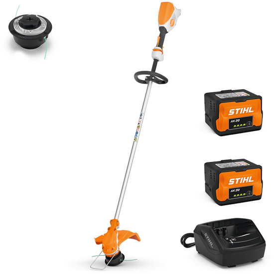 STIHL FSA 60 R - Decespugliatore con 2 batterie AK 20 - 36V 4Ah