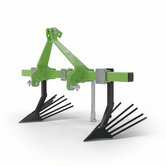 Seven Italy Simply - Scavapatate a 2 ancore - Telaio da 140 cm - Per trattore con attacco a tre punti