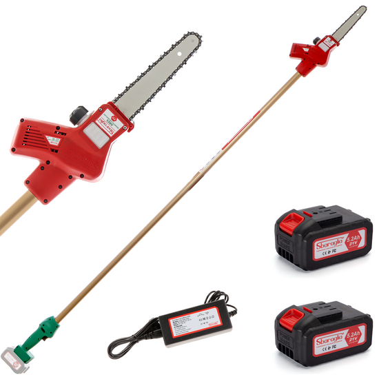 Sbaraglia Ares 21V - Potatore a batteria su asta di prolunga - 2x 21V/5.2Ah