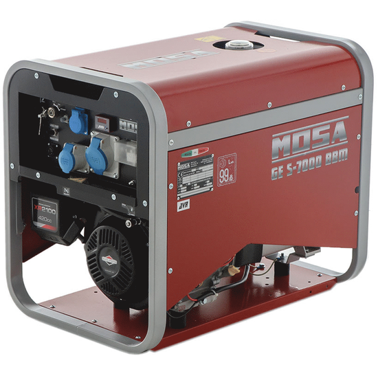 OUTLET - DIFETTI ESTETICI - MOSA GE S-7000 BBM AVR EAS - Generatore di corrente a benzina con AVR e avv.elettrico 6.5 kW - Continua 5.4 kW Monofase