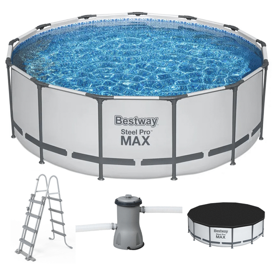 Bestway Steel Pro Max 5618W - &Oslash;396x122 cm - Piscina Rotonda