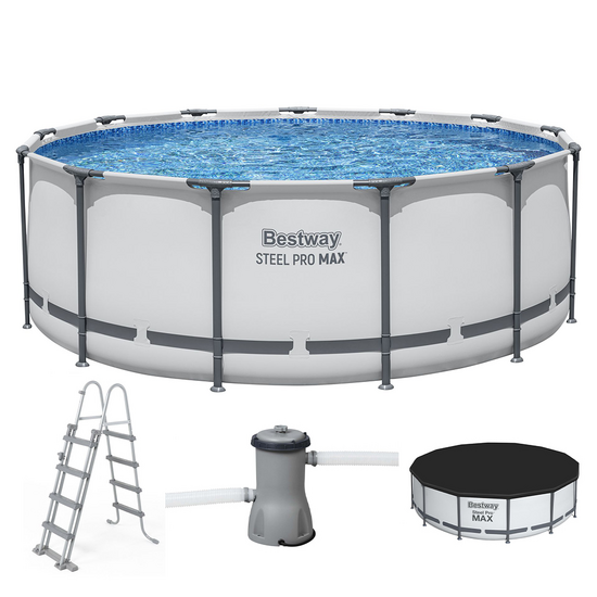 Bestway Steel Pro Max 5618W - &Oslash;396x122 cm - Piscina Rotonda