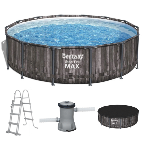 Bestway Steel Pro Max 5614Z - &Oslash;427x107 cm - Piscina Rotonda