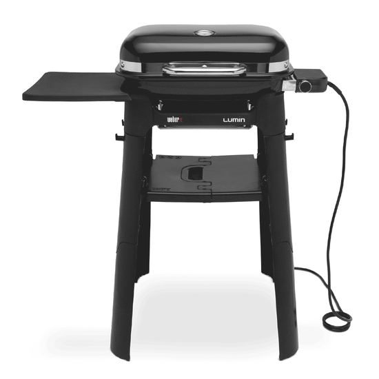 Weber Lumin Compact con stand - Barbecue elettrico portatile