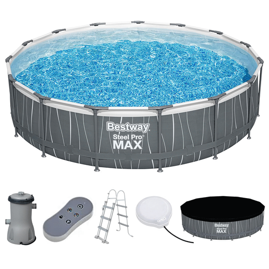 Bestway Steel Pro Max 561GD - &Oslash;457x107 cm - Piscina Rotonda