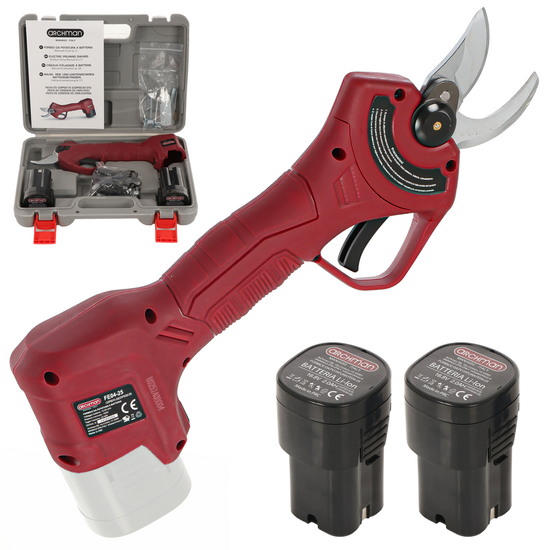 Archman FE04-25 - Forbice da potatura a batteria - 2x 16.8V 2.5Ah
