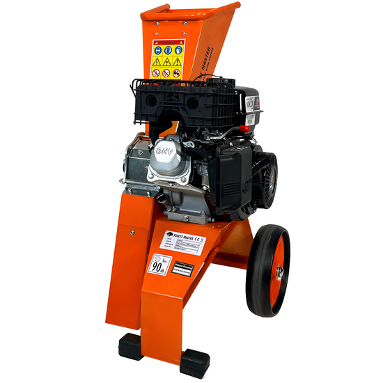 Forest Master FM6DDES-MUL - Biotrituratore a scoppio - Motore a benzina LCT da 7 HP - Avviamento elettrico