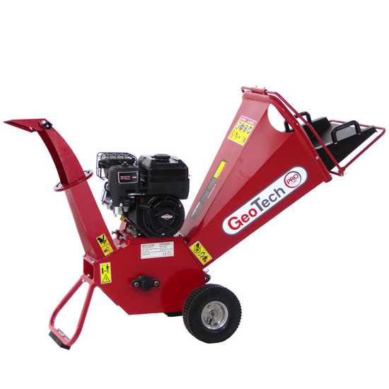 OUTLET - UTILIZZATO PER PROVA - GeoTech-Pro PCS70BS - Biotrituratore a scoppio professionale - Motore B&amp;S 950