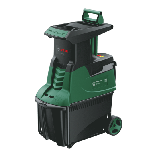 OUTLET - DA ESPOSIZIONE - Bosch AXT 25 D - Biotrituratore elettrico - Cesto di raccolta 53 L
