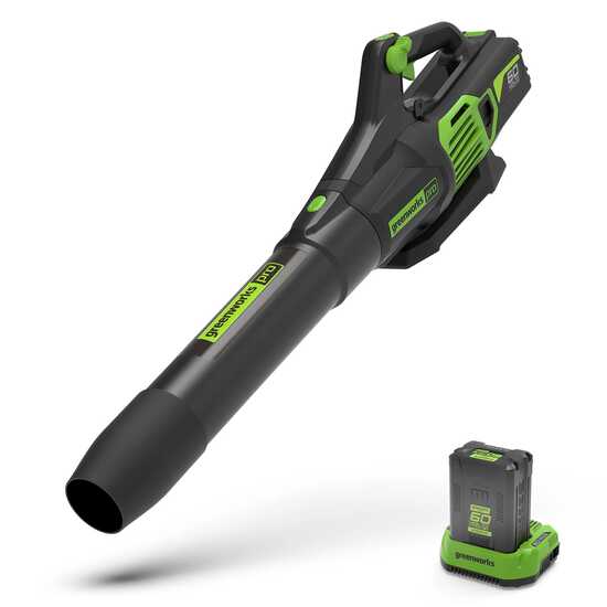 Greenworks GD60ABK4 - Soffiatore assiale a batteria - 60V/4Ah