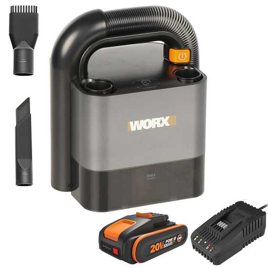 Worx WX030 - Aspirapolvere portatile a batteria - 20V 2.0Ah