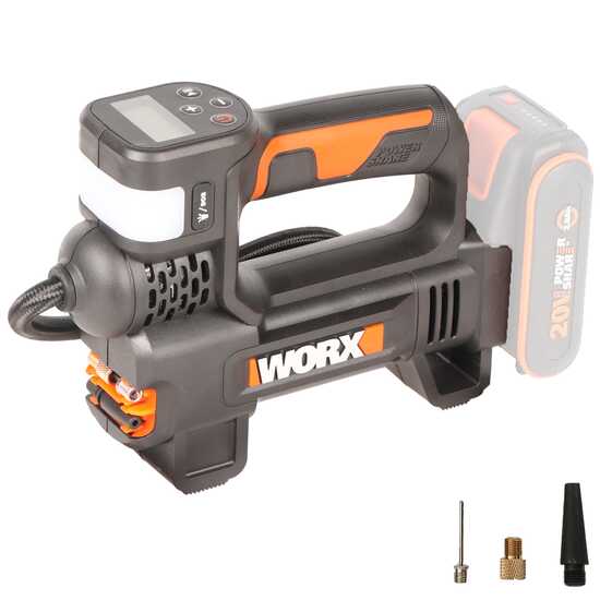 Worx WX092.9 - Compressore elettrico a batteria - SENZA BATTERIE E CARICABATTERIE