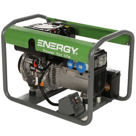 Energy EY-7MDE AVR - Generatore di corrente diesel con AVR 5 kW - Continua 4,5 Monofase