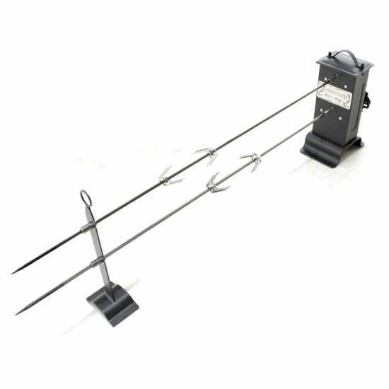 Girarrosto doppio elettrico per barbecue Cruccolini GA1-B