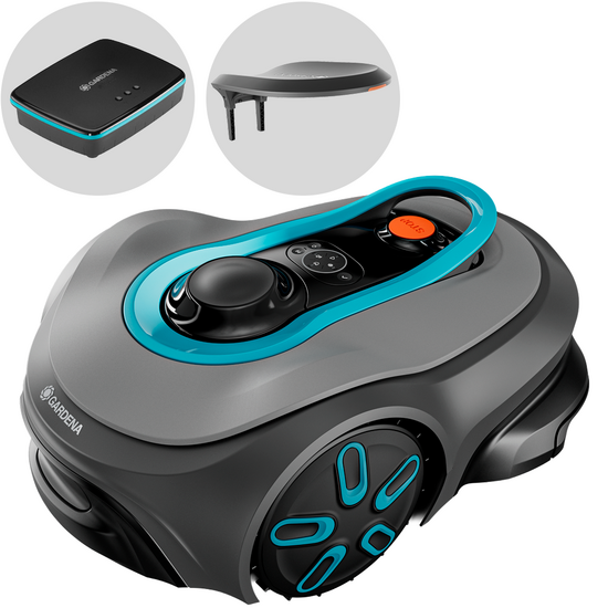 Gardena Smart SILENO Free 600 - Robot tagliaerba - Gestione con Gardena Smart App - Senza impianto