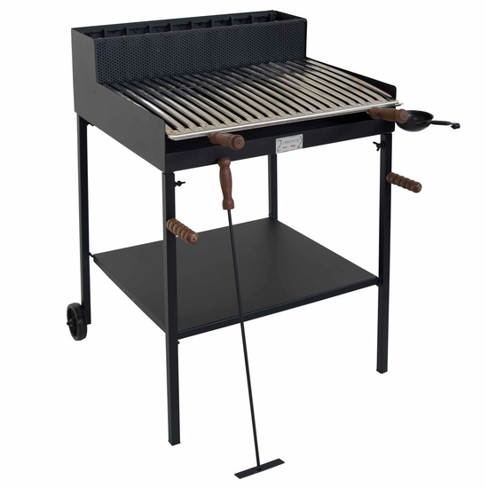 Cruccolini Belvedere Maxi - Barbecue in ferro artigianale a legna e carbone