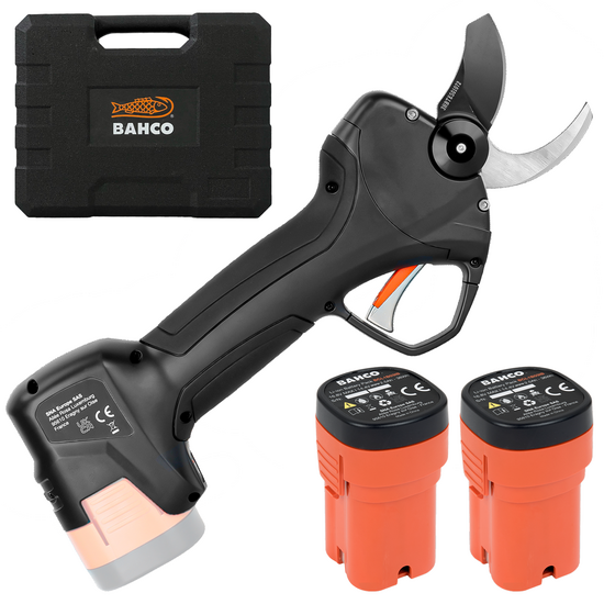 Bahco BCL235 - Forbice da potatura a batteria - 2x 14.4V 2,5 Ah - Diametro di taglio 35mm