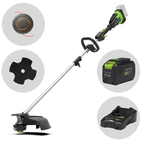 Greenworks GD48BCK4 - Decespugliatore a batteria - 48V - 4Ah