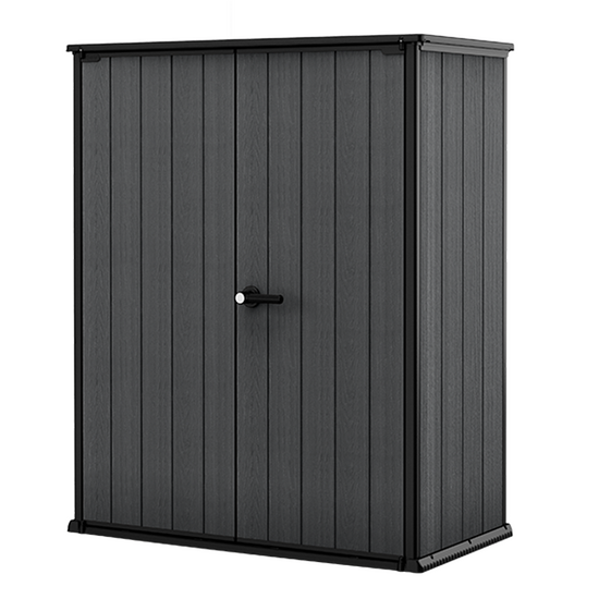 Keter Cortina Alto - Armadio porta attrezzi da giardino - 140x73.6x170.4 cm