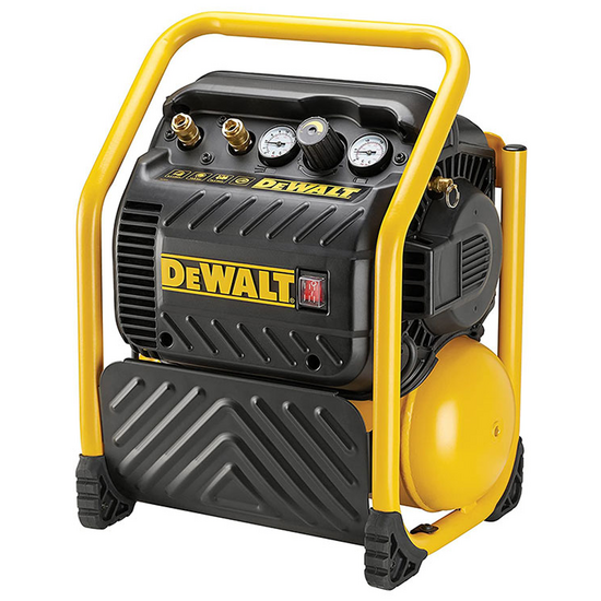 OUTLET - SENZA IMBALLO ORIGINALE - DeWalt DPC10QTC-QS - Compressore aria elettrico portatile monofase, oil-less - Motore 1.5 HP - 9.4 lt