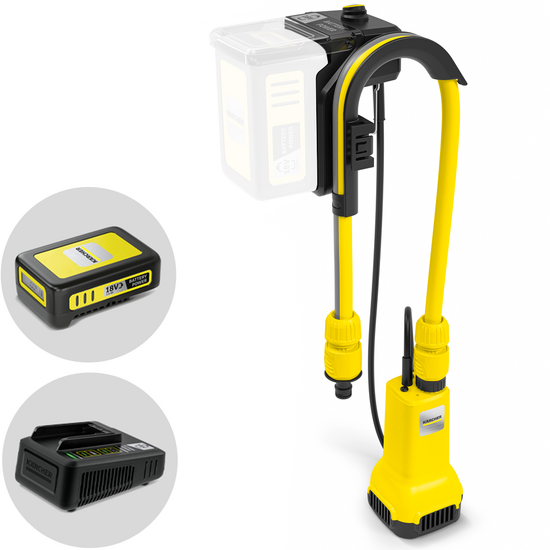 Karcher BP 2.000-18 Barrel - Pompa sommersa per acque chiare - 18V 2,5 Ah