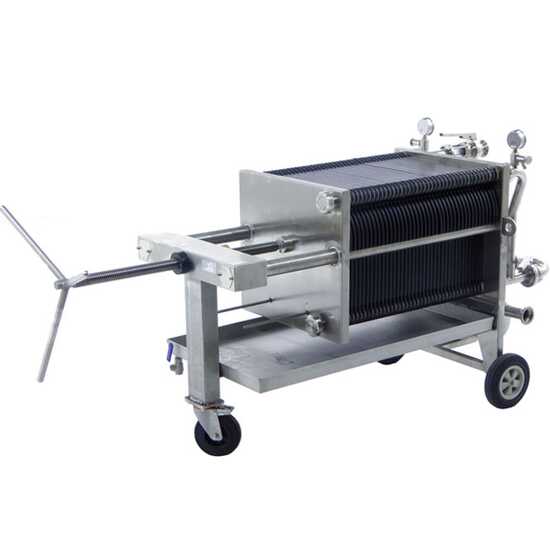 OUTLET - PICCOLI DIFETTI ESTETICI - Enotecnica Pillan FC44 - Filtro professionale per cantina da 40 cartoni 40x40 cm - telaio/pompa acciaio INOX