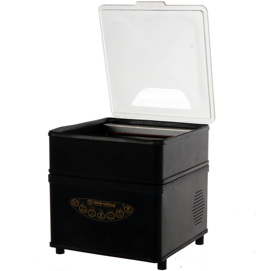 OUTLET - DIFTTI ESTETICI - More than chef ULTRASAVING Nero - Macchina sottovuoto a campana - Barra saldante da 30cm