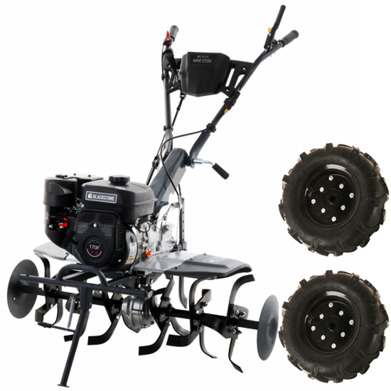 OUTLET - SENZA IMBALLO ORIGINALE - BlackStone MHG 2200 - Motozappa a scoppio a benzina da 212cc - 7 HP