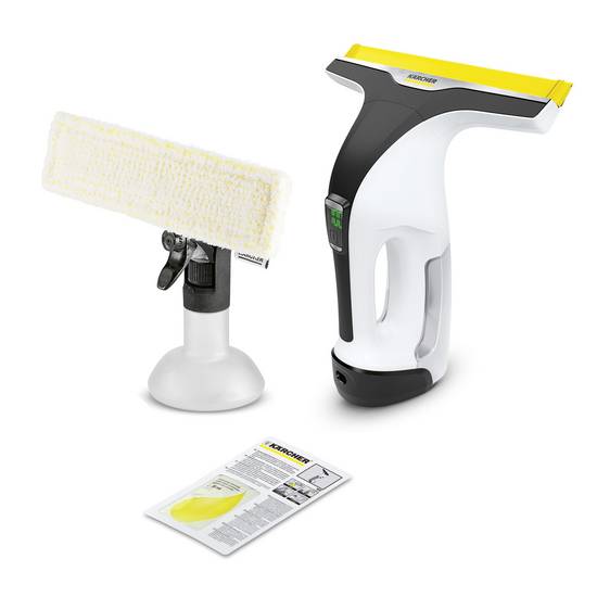 OUTLET - UTILIZZATO PER PROVA - Karcher WV 6 Plus EU - Lavavetri a batteria - aspiragocce portatile