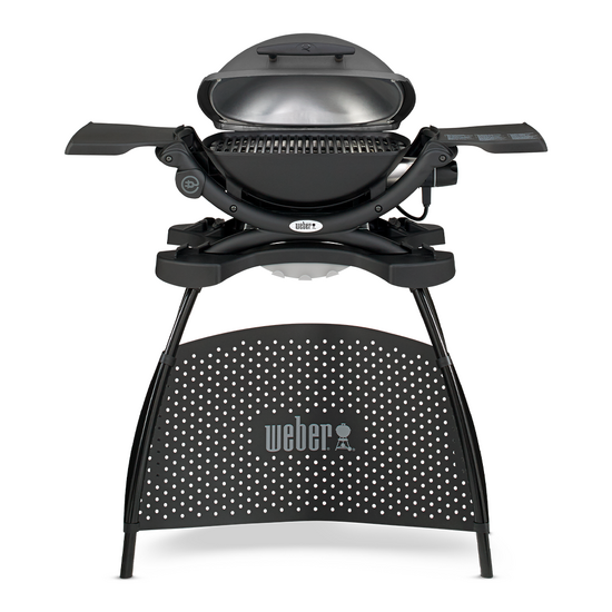 Weber Q1400 - Barbecue elettrico con supporto