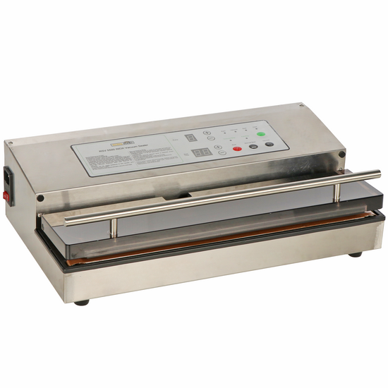 RoyalFood RSV 5500 - Macchina per il sottovuoto - Doppia Barra saldante da 40cm